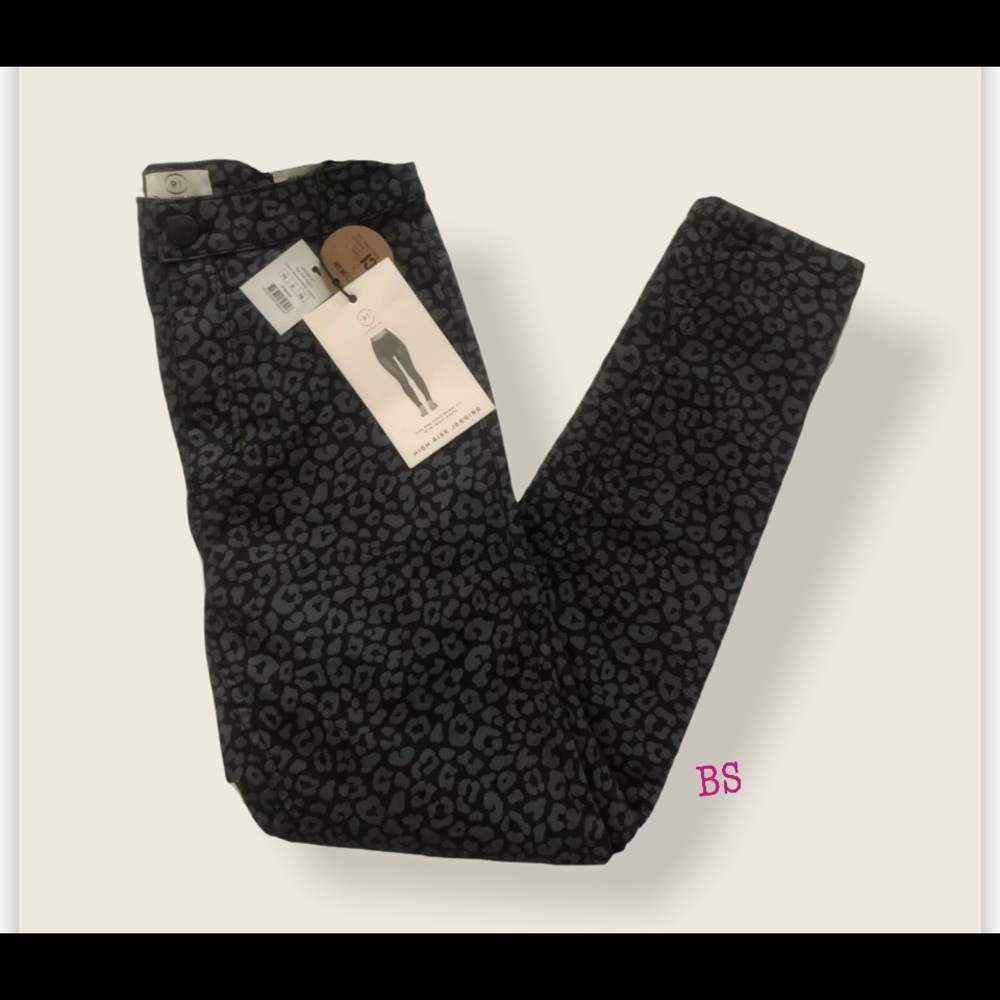 91 Cotton On Women's High Rise Jeggings Leopard